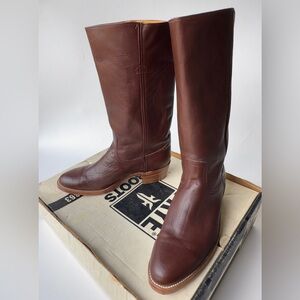 FRYE Vintage Boots Campus Made in the USA 2598 Cowboy Cottage Men’s Size 10,5 D